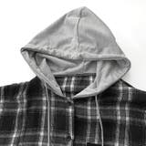 【17583】チェックフードシャツ	 | SneepDip | 詳細画像8 
