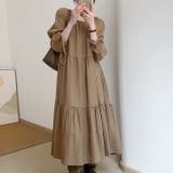 【17586】ティアードロングワンピース	 | SneepDip | 詳細画像4 