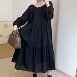 【17586】ティアードロングワンピース	 | SneepDip | 詳細画像6 