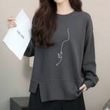 【17588】アシンメトリーCATスウェット	 | SneepDip | 詳細画像4 