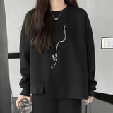 【17588】アシンメトリーCATスウェット	 | SneepDip | 詳細画像5 