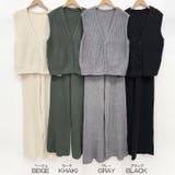 【17594】ニットベスト＆パンツSET	 | SneepDip | 詳細画像8 