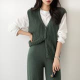 【17594】ニットベスト＆パンツSET	 | SneepDip | 詳細画像11 