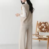 【17594】ニットベスト＆パンツSET	 | SneepDip | 詳細画像2 