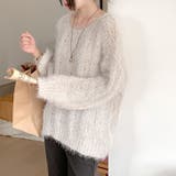 ベージュ | 【17595】シャギーニット | SneepDip