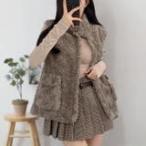 ベージュ | 【17596】エコファーベスト	 | SneepDip