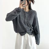 チャコールグレー | 【17598】ルーズフィットカーディガン	 | SneepDip