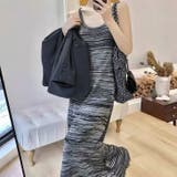 【17601】マルチカラーニットキャミロングワンピース | SneepDip | 詳細画像5 