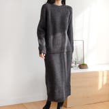 グレー | 【17604】ニットトップス＆スカート	 | SneepDip