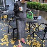 【17604】ニットトップス＆スカート	 | SneepDip | 詳細画像4 