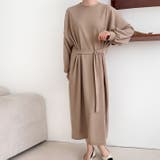 【17606】ニュアンスベルトワンピース	 | SneepDip | 詳細画像2 