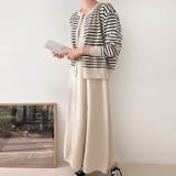 【17607】ボーダーカーデ＆ワンピース	 | SneepDip | 詳細画像2 