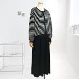 【17607】ボーダーカーデ＆ワンピース	 | SneepDip | 詳細画像6 