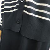 【17607】ボーダーカーデ＆ワンピース	 | SneepDip | 詳細画像8 