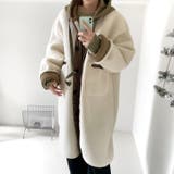 アイボリー | 【17608】ボアロングコート | SneepDip