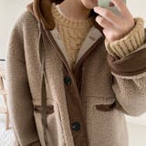 ベージュ | 【17608】ボアロングコート | SneepDip