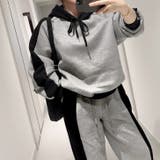 グレー | 【17612】バイカラースウェットセット	 | SneepDip