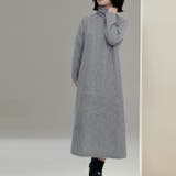 グレー | 【17615】タートルワンピース	 | SneepDip