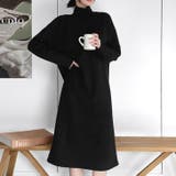 ブラック | 【17615】タートルワンピース	 | SneepDip