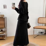 【17617】アンバランスニットセットアップ	 | SneepDip | 詳細画像6 