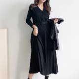 【17618】プリーツニットワンピース	 | SneepDip | 詳細画像4 