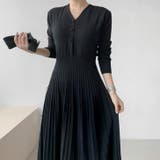 【17618】プリーツニットワンピース	 | SneepDip | 詳細画像5 