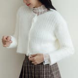 【17619】パールボタンシャギーカーディガン	 | SneepDip | 詳細画像3 