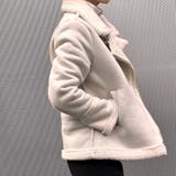 アイボリー | 【17620】フェイクムートンジャケット	 | SneepDip