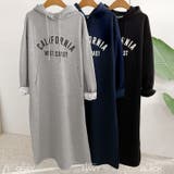 【17621】ロゴロングパーカーワンピース	 | SneepDip | 詳細画像11 