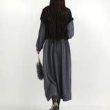 【17623】バイカラードッキングワンピース	 | SneepDip | 詳細画像4 