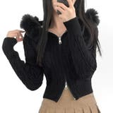 【17625】ケーブルニットフーディー	 | SneepDip | 詳細画像6 