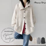【17626】ルーズフィットボタンカーディガン	 | SneepDip | 詳細画像1 