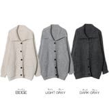 【17626】ルーズフィットボタンカーディガン	 | SneepDip | 詳細画像11 