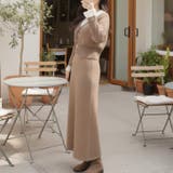 【17631】ドッキングニットデザインカーデ&スカート | SneepDip | 詳細画像3