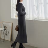 【17631】ドッキングニットデザインカーデ&スカート | SneepDip | 詳細画像5