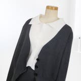 【17631】ドッキングニットデザインカーデ&スカート | SneepDip | 詳細画像7