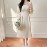 【17634】バックリボンきれいめワンピース	 | SneepDip | 詳細画像2 