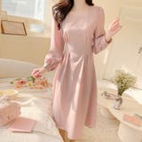 ピンク | 【17634】バックリボンきれいめワンピース	 | SneepDip