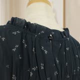 【17635】シャーリングフラワーワンピース	 | SneepDip | 詳細画像9 