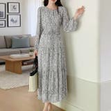 ホワイト | 【17636】モダンペイズリーロングワンピース	 | SneepDip