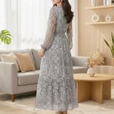 【17636】モダンペイズリーロングワンピース	 | SneepDip | 詳細画像3 