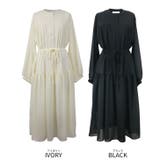 【17638】ウエストギャザーロングワンピース	 | SneepDip | 詳細画像10 