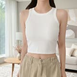 【17640】カップつきショートタンクトップ	 | SneepDip | 詳細画像2 