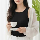 ブラック | 【17640】カップつきタンクトップ | SneepDip