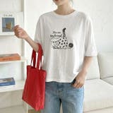 【17662】手描き風ネコイラストTシャツ	 | SneepDip | 詳細画像2 