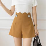 キャメル | 【6110】キラキラビジューショートパンツ | SneepDip