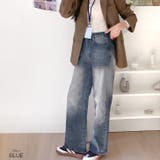 ブルー | 【6142】ルーズフィットデニムパンツ	 | SneepDip