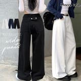 【6144】バックベルトワイドパンツ	 | SneepDip | 詳細画像1 