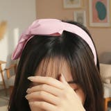 ピンク | 【7132】サイドリボンカチューシャ	 | SneepDip