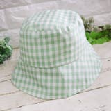 グリーン | 【7135】ギンガムチェックバケットハット	 | SneepDip